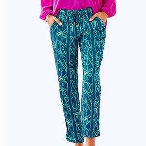 NWT Lilly Pulitzer - Crop Piper Pant - Bamboo Bash